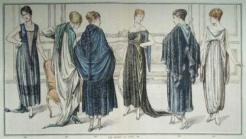 Antique fashion print vintage - antique,