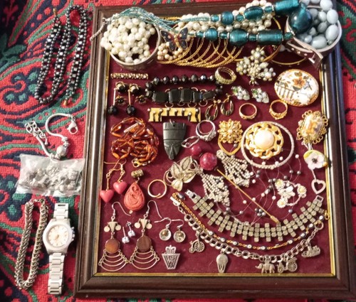 Costume jewellery job lot - costume,