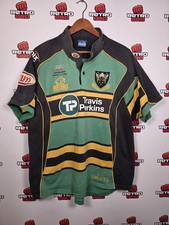Northampton Saints 2008 - 2009 Mens 2XL XXL Home Rugby Shirt Retro Rare