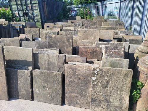 Yorkstone paving flags slabs - flags,