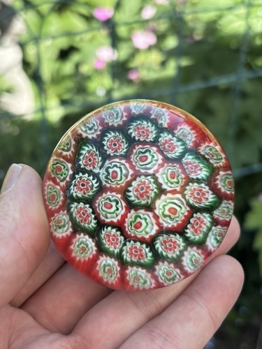 Vintage millefiori art glass - art,