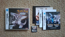 Nintendo DS Pokemon Pearl Version Game Boxed w Manuals & Inserts TESTED