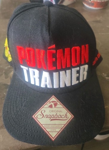 Pokemon trainer snapback hat - pokemon,