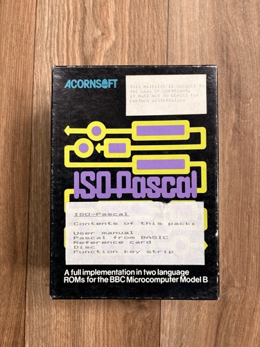 Acornsoft iso pascal - bbc, micro