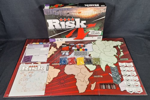 Risk board game hasbro - board,