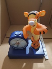 Disney Vintage Fantasma Singing Tigger Alarm Clock Analogue Winnie The Pooh
