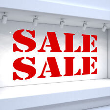 2 x SALE Shop Window Vinyl