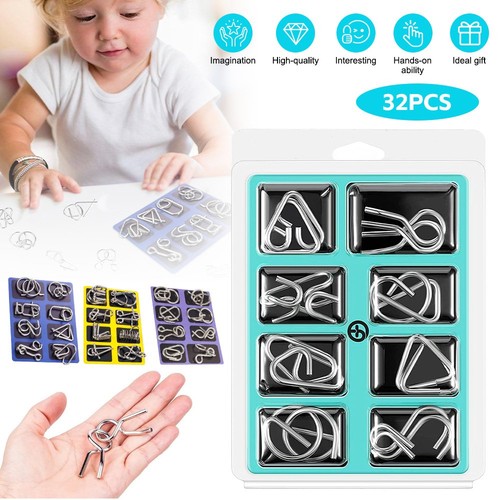 32pcs classic metal puzzle - 32pcs,