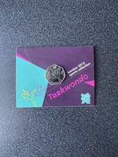 2012 London Olympics Sports Taekwondo 50p Uncirculated