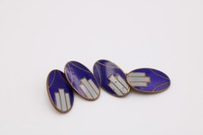 Art Deco enamel metal