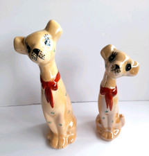 Vintage Lustre Ware Dogs x 2