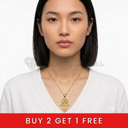 925 sterling silver gold hamsa - sterling,