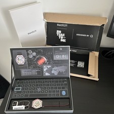 Swatch Watch Q2 007 James Bond SS07Z102 No Time To Die