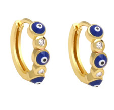 18ct Gold Filled Blue Evil Eye