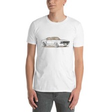 1967 Ford Mustang Shelby GT500 Front Side Unisex T-Shirt (2 Colors Available)