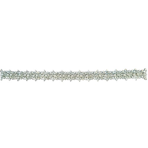 Rhinestone bridal motif - rhinestone,