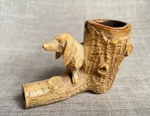 Antique c1850s hunting dog - hunting,