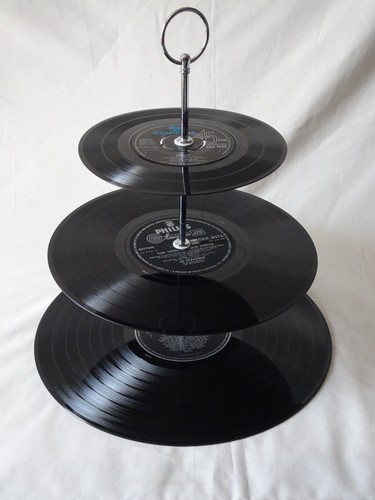 Retro vintage upcycled tier - vintage,