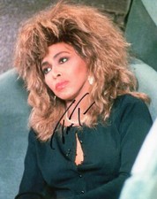 TINA TURNER AUTOGRAPHED SIGNED