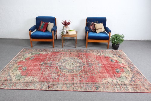 Turkish vintage rug 5x9 3 - vintage,