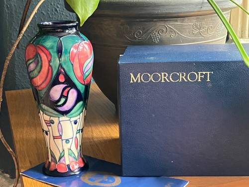 Boxed moorcroft tribute - boxed,