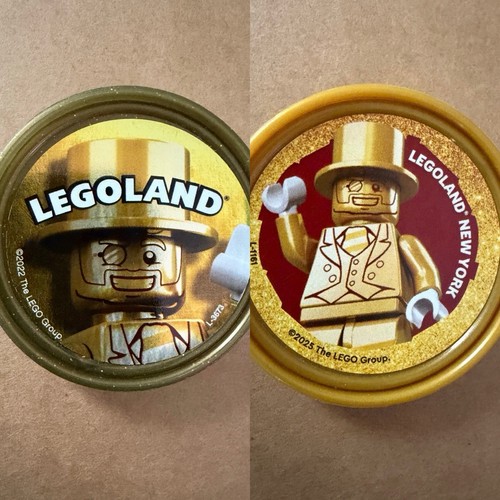 Gold pop badge set - mr.,