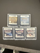DS Pokemon Bundle 5 Game - Heart Gold, Soul Silver, Pearl, Diamond And Platinum