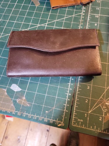 Genuine leather wallet purse - genuine,