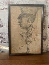 WW1 Original Unique Caricature