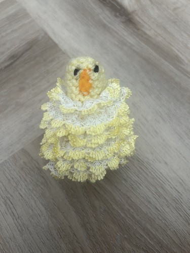 Handmade knitted chicken - handmade,