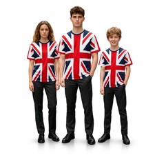 Union Jack T Shirt UK Flag Tee