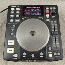 Denon DN-S1200 Portable MP3 CD USB MIDI Controller Turntable Faulty Read