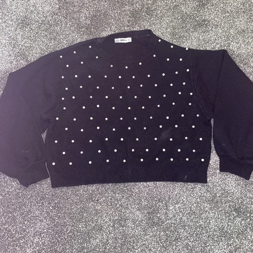 Zara women black knit - women,