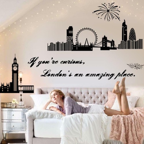 Huge london city skyline - skyline, vinyl