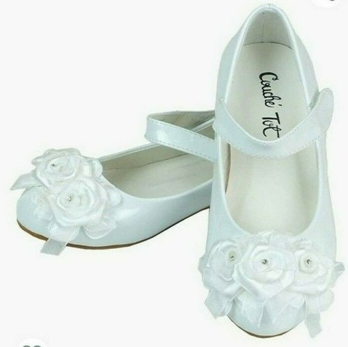 Girls white ballerina shoes - girls,