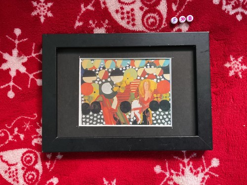 Rare framed miniature art - rare,