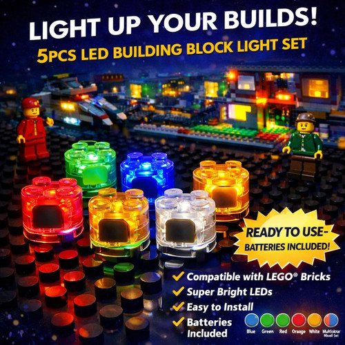 5pcs multi color led - 5pcs,