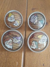 DISNEY PRINCESS DRAWER PULLS / KNOBS SET-4  SNOW WHITE NIB