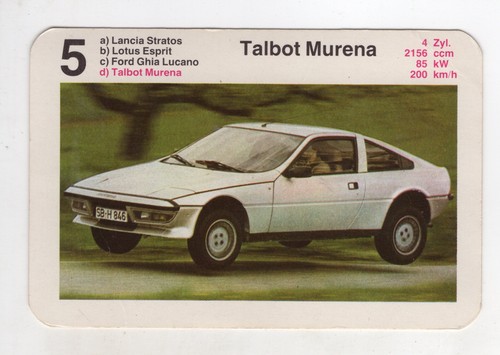 Top trumps rally car - top,