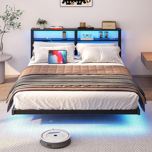 Floating king bed - floating,