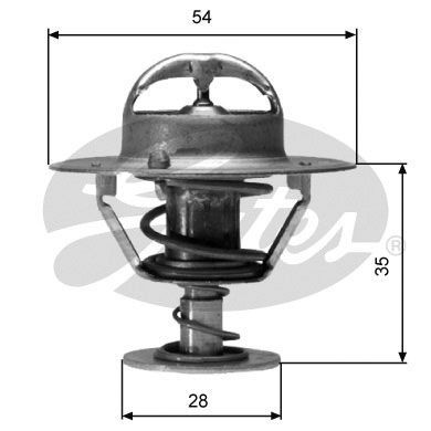 Gates thermostat for lancia - gates,