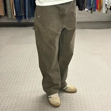 Vintage Dickies khaki carpenter pants baggy cargo workwear pants