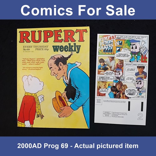 Rupert weekly comic - rupert,