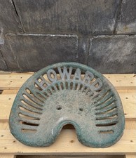 Howard Tractor Seat. Genuine Original. Unusual Heavy And Long