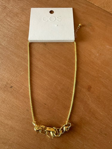 Cos chunky swirl gold - swirl, necklace