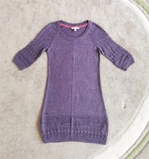 Purple Cotton And Wool Jumper Dress Size 10 From Fat Face