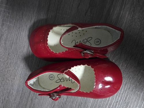 Red patent mary jane shoes - patent,