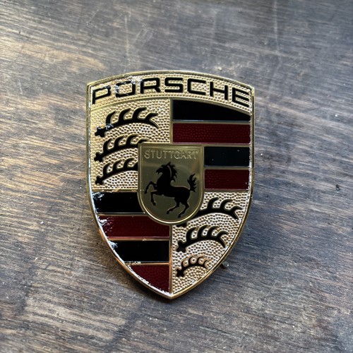 Porsche bonnet badge front - porsche,