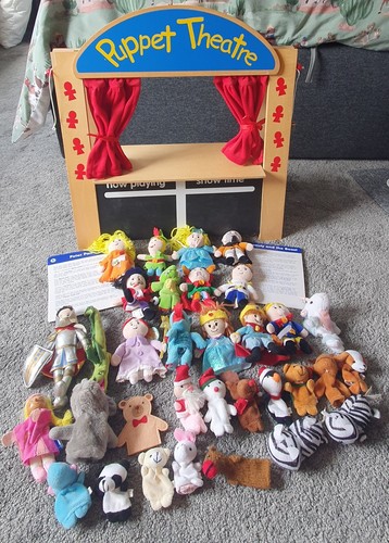 Vintage wooden elc puppet - elc,