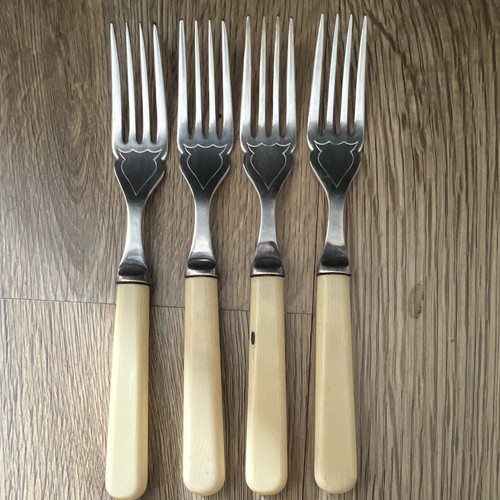 Vintage silver forks - silver,
